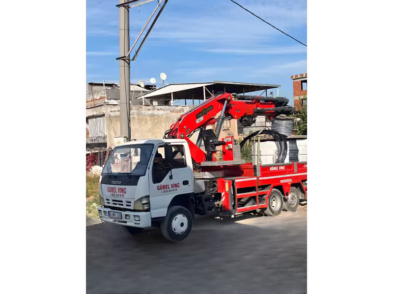 Barak fakih Kiralık Vinç Kestel vinç kiralama hizmeti – mobil vinç ile sahada çalışma Gürel Vinç